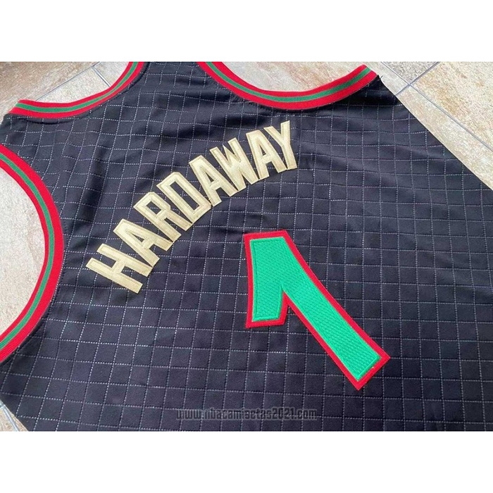 Camiseta Orlando Magic Penny Hardaway #1 Mitchell & Ness 1993-94 Negro